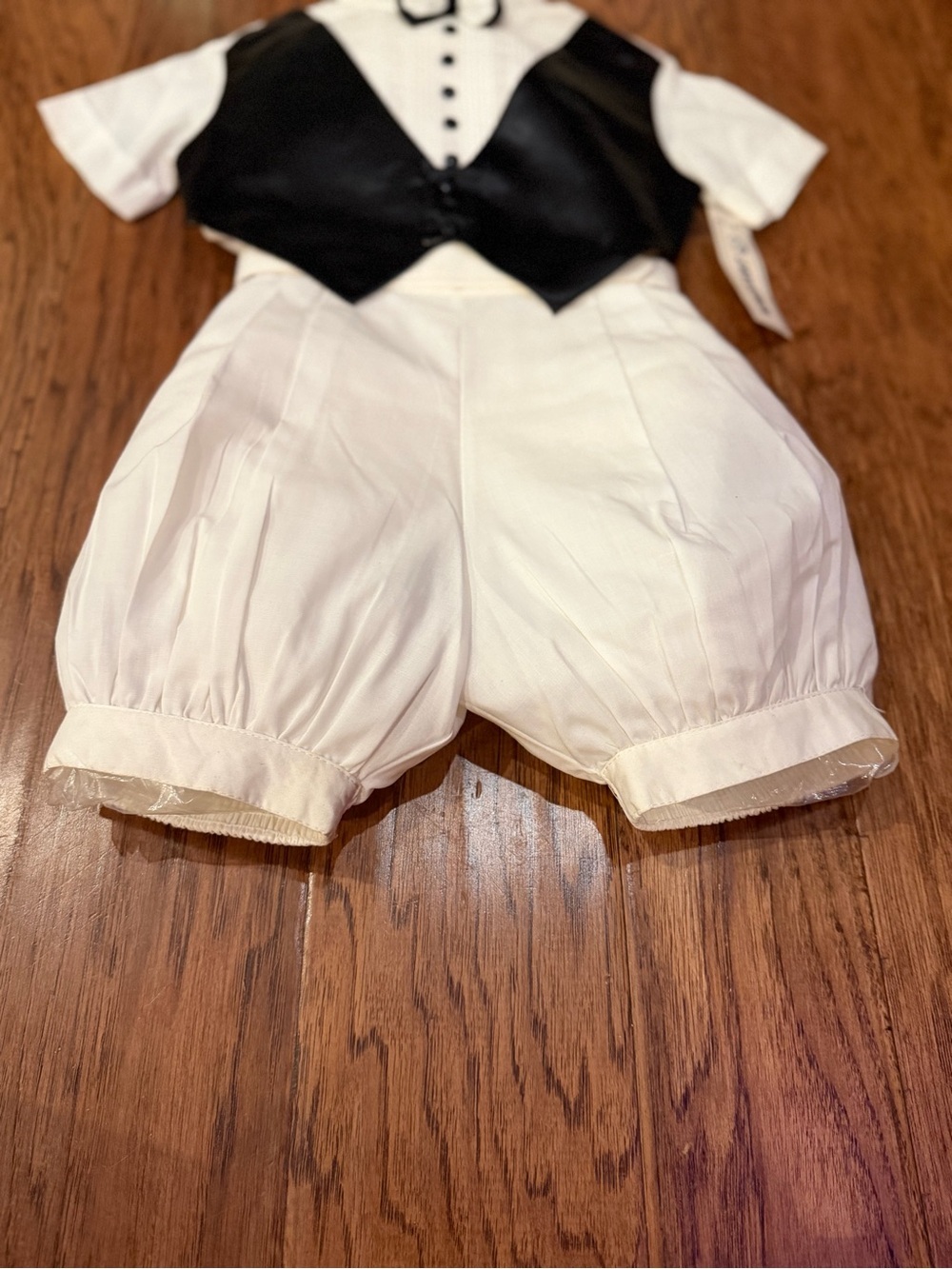 Vintage Javierin Boys Tuxedo Romper Size 2 NWT Ring Bearer,Birthday,photos - Picture 5 of 12